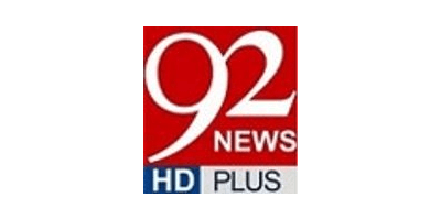 92 News HD Plus logo